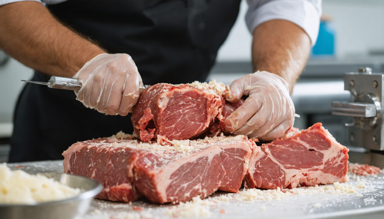 découvrez pourquoi la dénerveuse à viande est un outil indispensable pour les chefs et restaurateurs : améliorez la tendreté, la qualité et le rendement de vos plats tout en gagnant du temps en cuisine.