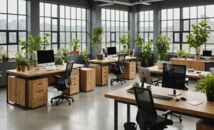 Mobilier de bureau durable : investir dans des matériaux écologiques et recyclés