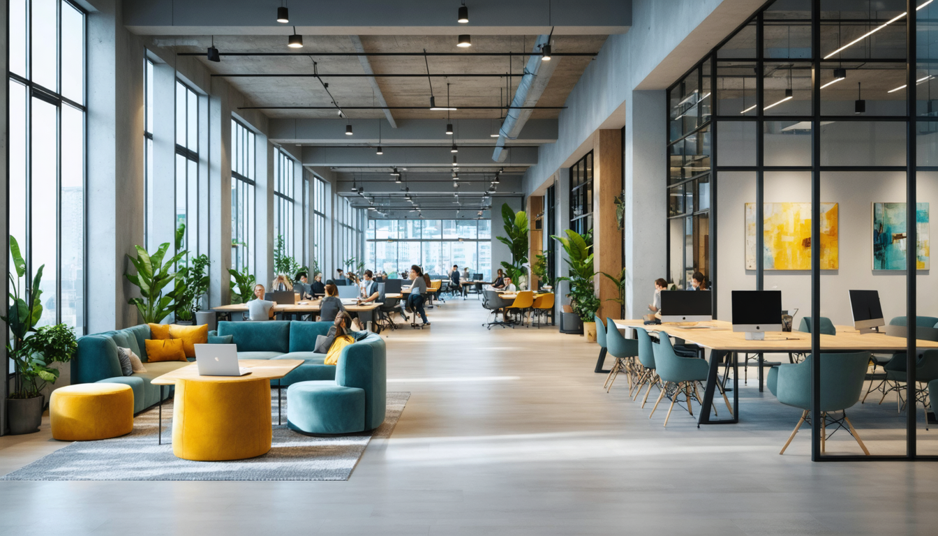 découvrez comment concevoir un espace de coworking inspirant qui allie design moderne et fonctionnalité, pour favoriser la créativité et la productivité au quotidien.