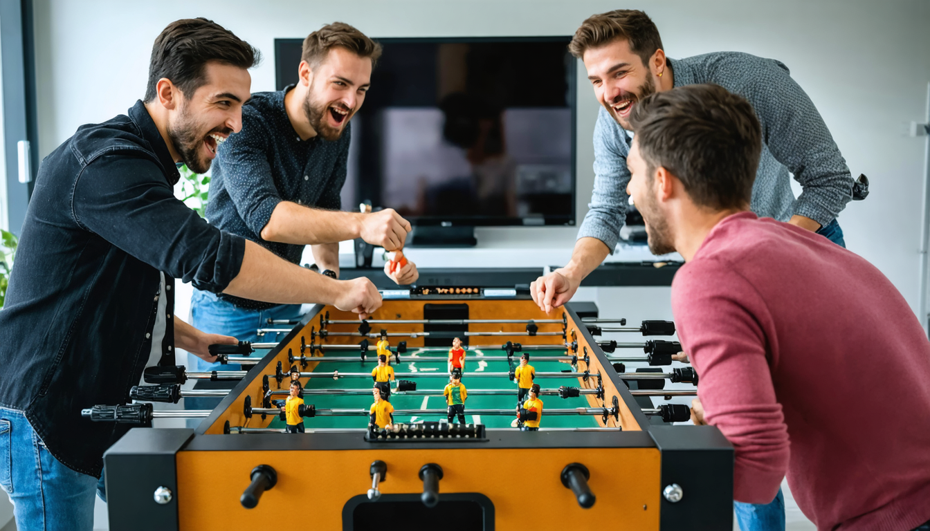découvrez comment le baby-foot en entreprise favorise l’esprit d’équipe, réduit le stress et stimule la productivité des employés tout en améliorant l’ambiance de travail.
