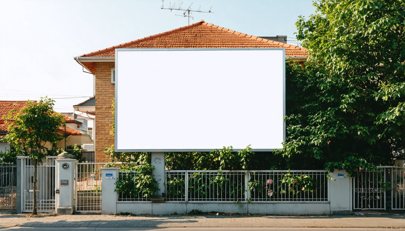 découvrez combien peut rapporter l'installation d'un panneau publicitaire sur votre maison, les critères qui influencent le revenu et les démarches à suivre pour rentabiliser votre façade.
