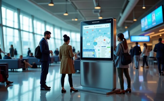 L'impact révolutionnaire des bornes interactives sur l'expérience d'accueil des visiteurs
