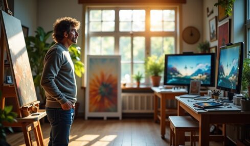 L’IA face à l’art authentique : quand la création numérique rencontre l’expression humaine